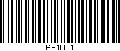 Código de barras (EAN, GTIN, SKU, ISBN): 'RE100-1'