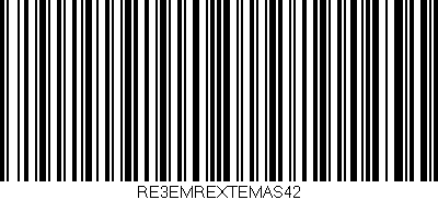 Código de barras (EAN, GTIN, SKU, ISBN): 'RE3EMREXTEMAS42'