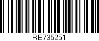 Código de barras (EAN, GTIN, SKU, ISBN): 'RE735251'