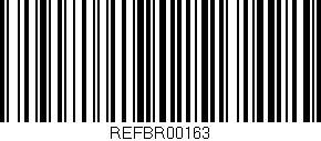 Código de barras (EAN, GTIN, SKU, ISBN): 'REFBR00163'
