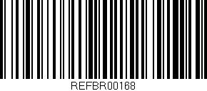 Código de barras (EAN, GTIN, SKU, ISBN): 'REFBR00168'