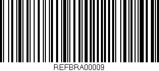 Código de barras (EAN, GTIN, SKU, ISBN): 'REFBRA00009'