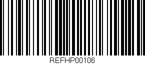 Código de barras (EAN, GTIN, SKU, ISBN): 'REFHP00106'