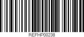 Código de barras (EAN, GTIN, SKU, ISBN): 'REFHP00238'