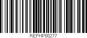 Código de barras (EAN, GTIN, SKU, ISBN): 'REFHP00277'