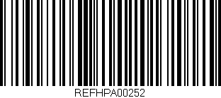 Código de barras (EAN, GTIN, SKU, ISBN): 'REFHPA00252'