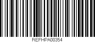 Código de barras (EAN, GTIN, SKU, ISBN): 'REFHPA00354'