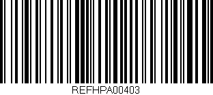 Código de barras (EAN, GTIN, SKU, ISBN): 'REFHPA00403'