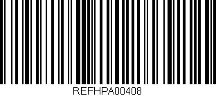 Código de barras (EAN, GTIN, SKU, ISBN): 'REFHPA00408'