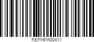 Código de barras (EAN, GTIN, SKU, ISBN): 'REFHPA00411'