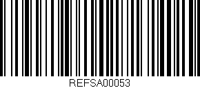 Código de barras (EAN, GTIN, SKU, ISBN): 'REFSA00053'
