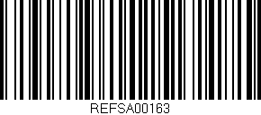 Código de barras (EAN, GTIN, SKU, ISBN): 'REFSA00163'