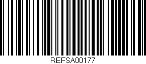 Código de barras (EAN, GTIN, SKU, ISBN): 'REFSA00177'
