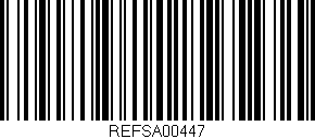Código de barras (EAN, GTIN, SKU, ISBN): 'REFSA00447'