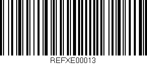 Código de barras (EAN, GTIN, SKU, ISBN): 'REFXE00013'