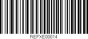 Código de barras (EAN, GTIN, SKU, ISBN): 'REFXE00014'