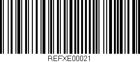 Código de barras (EAN, GTIN, SKU, ISBN): 'REFXE00021'