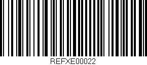 Código de barras (EAN, GTIN, SKU, ISBN): 'REFXE00022'