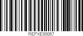 Código de barras (EAN, GTIN, SKU, ISBN): 'REFXE00067'
