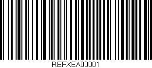 Código de barras (EAN, GTIN, SKU, ISBN): 'REFXEA00001'