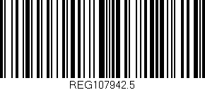 Código de barras (EAN, GTIN, SKU, ISBN): 'REG107942.5'