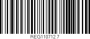 Código de barras (EAN, GTIN, SKU, ISBN): 'REG110712.7'