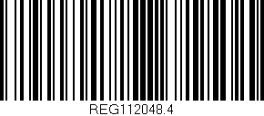 Código de barras (EAN, GTIN, SKU, ISBN): 'REG112048.4'