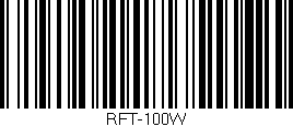 Código de barras (EAN, GTIN, SKU, ISBN): 'RFT-100W'