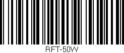 Código de barras (EAN, GTIN, SKU, ISBN): 'RFT-50W'