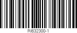 Código de barras (EAN, GTIN, SKU, ISBN): 'RI632300-1'