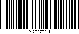 Código de barras (EAN, GTIN, SKU, ISBN): 'RI703700-1'