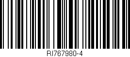 Código de barras (EAN, GTIN, SKU, ISBN): 'RI767980-4'