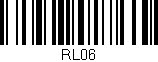 Código de barras (EAN, GTIN, SKU, ISBN): 'RL06'