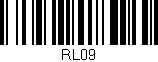 Código de barras (EAN, GTIN, SKU, ISBN): 'RL09'