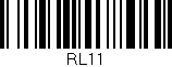Código de barras (EAN, GTIN, SKU, ISBN): 'RL11'
