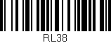 Código de barras (EAN, GTIN, SKU, ISBN): 'RL38'
