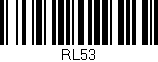 Código de barras (EAN, GTIN, SKU, ISBN): 'RL53'