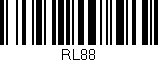 Código de barras (EAN, GTIN, SKU, ISBN): 'RL88'
