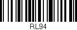 Código de barras (EAN, GTIN, SKU, ISBN): 'RL94'