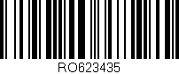 Código de barras (EAN, GTIN, SKU, ISBN): 'RO623435'