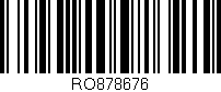 Código de barras (EAN, GTIN, SKU, ISBN): 'RO878676'
