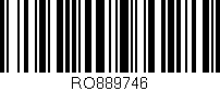 Código de barras (EAN, GTIN, SKU, ISBN): 'RO889746'
