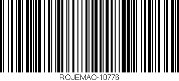 Código de barras (EAN, GTIN, SKU, ISBN): 'ROJEMAC-10776'