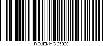 Código de barras (EAN, GTIN, SKU, ISBN): 'ROJEMAC-25020'