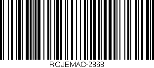 Código de barras (EAN, GTIN, SKU, ISBN): 'ROJEMAC-2868'