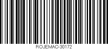 Código de barras (EAN, GTIN, SKU, ISBN): 'ROJEMAC-30172'