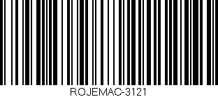 Código de barras (EAN, GTIN, SKU, ISBN): 'ROJEMAC-3121'