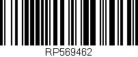 Código de barras (EAN, GTIN, SKU, ISBN): 'RP569462'