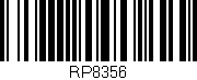 Código de barras (EAN, GTIN, SKU, ISBN): 'RP8356'