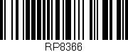 Código de barras (EAN, GTIN, SKU, ISBN): 'RP8366'